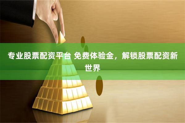 专业股票配资平台 免费体验金，解锁股票配资新世界